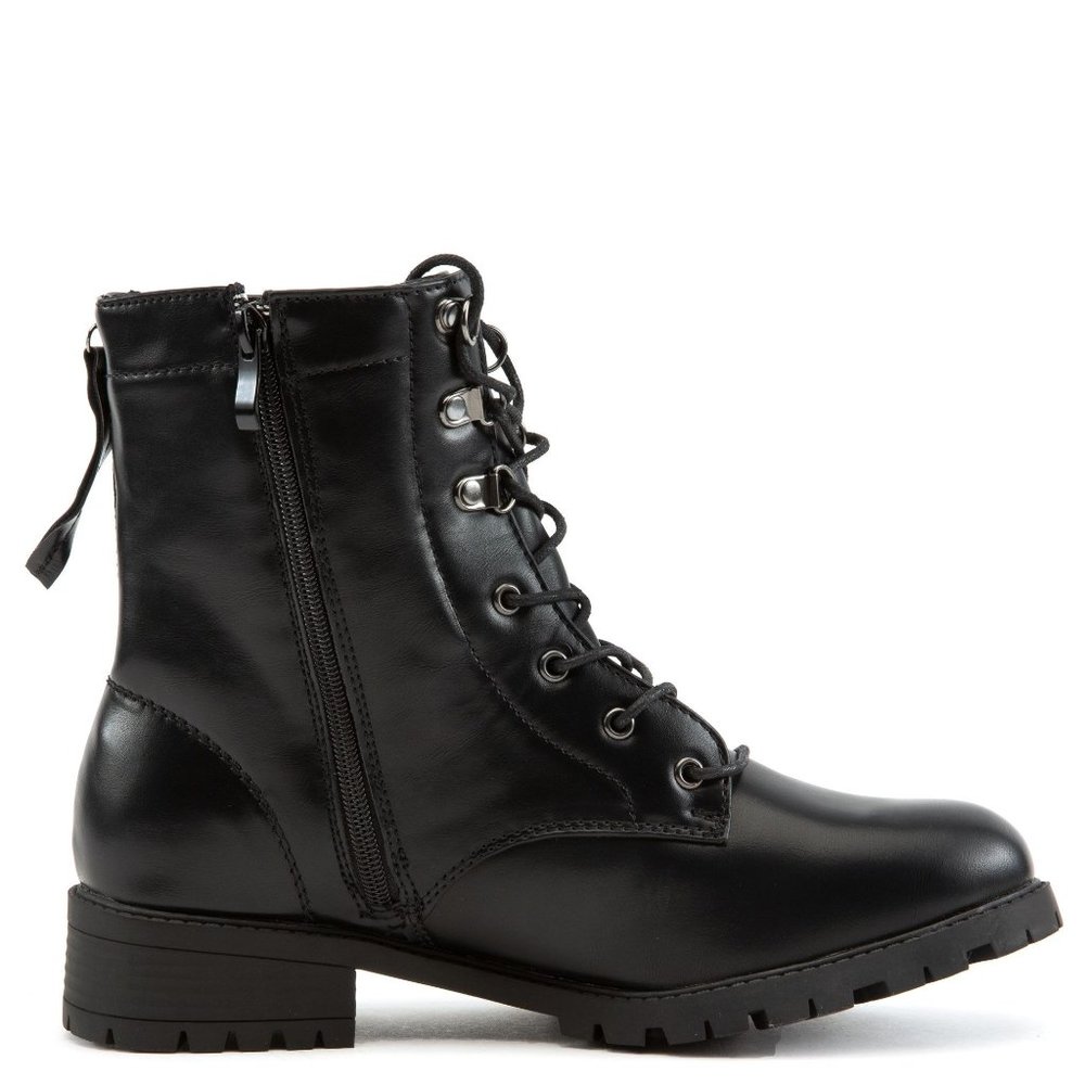 Women's Shoes: Combat Boots NEW w/Box BLACK